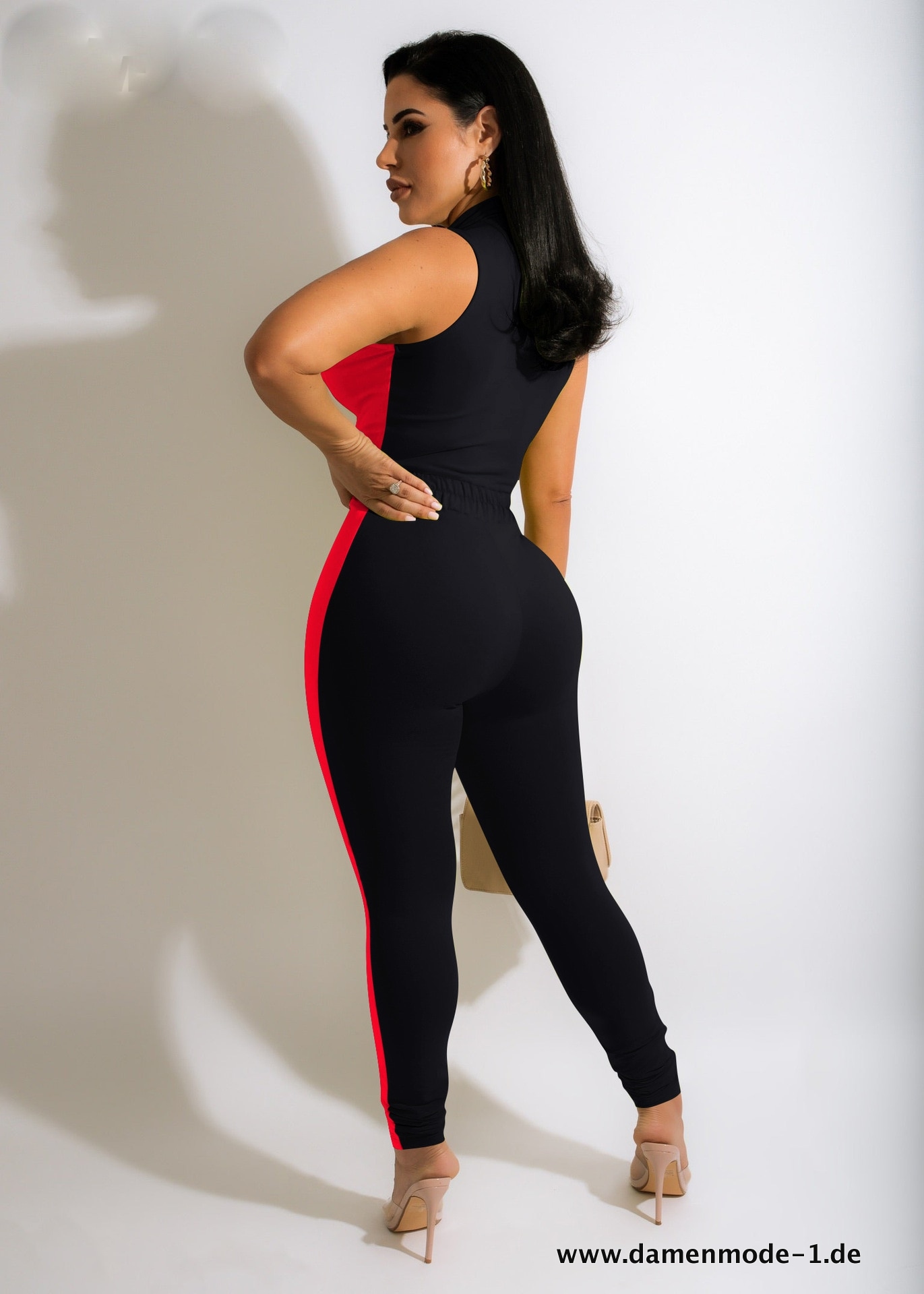 Jumpsuit Bodycon 2023 in Rot