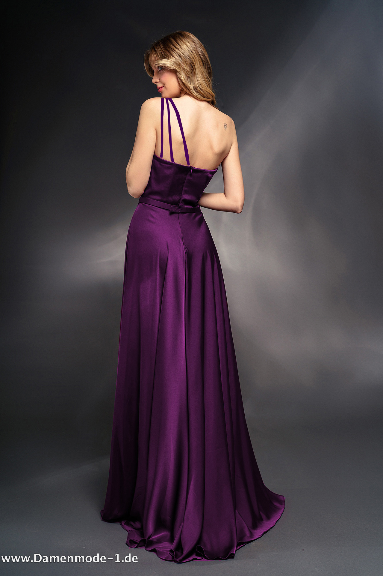 Langes Abendkleid One Shoulder Wunderschön